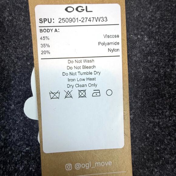 OGL Move CashSoft Wool like Flared Maxi Skirt Womens Medium Black Casual Wear - Picture 6 of 7